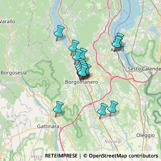 Mappa Via Benvenuto Cellini, 28021 Borgomanero NO, Italia (5.20125)