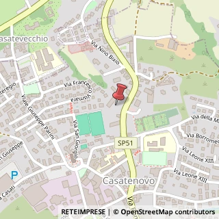 Mappa Via Generale G. Sirtori, 21, 23880 Casatenovo, Lecco (Lombardia)