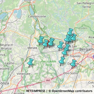 Mappa 24030 Carvico BG, Italia (6.24571)