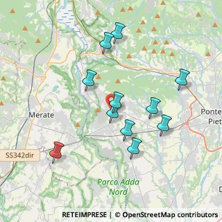 Mappa 24030 Carvico BG, Italia (3.51636)