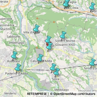Mappa 24030 Carvico BG, Italia (2.70286)