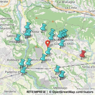 Mappa 24030 Carvico BG, Italia (2.053)
