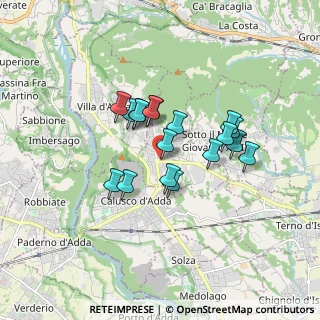 Mappa 24030 Carvico BG, Italia (1.29111)