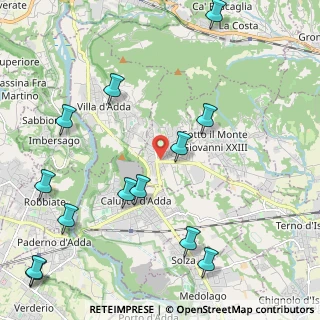 Mappa 24030 Carvico BG, Italia (2.855)