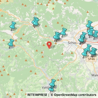 Mappa Via Valmercanti, 36036 Torrebelvicino VI, Italia (5.9545)