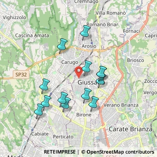 Mappa Via Gioacchino Rossini, 20833 Giussano MB, Italia (1.75)