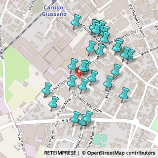 Mappa Via Gioacchino Rossini, 20833 Giussano MB, Italia (0.24)