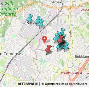 Mappa Via Gioacchino Rossini, 20833 Giussano MB, Italia (0.673)