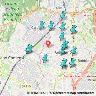 Mappa Via Gioacchino Rossini, 20833 Giussano MB, Italia (0.9665)