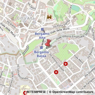 Mappa Via Antonio Locatelli,  62, 24121 Bergamo, Bergamo (Lombardia)