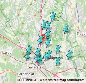 Mappa Via Roma, 21040 Oggiona Con Santo Stefano VA, Italia (3.28941)