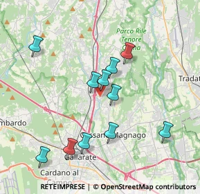 Mappa Via Roma, 21040 Oggiona Con Santo Stefano VA, Italia (3.64455)