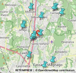 Mappa Via Roma, 21040 Oggiona Con Santo Stefano VA, Italia (2.04143)