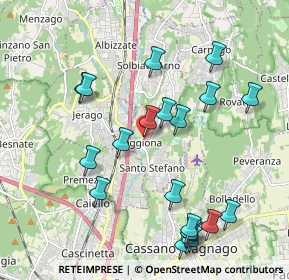 Mappa Via Roma, 21040 Oggiona Con Santo Stefano VA, Italia (2.1675)