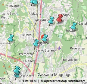 Mappa Via Roma, 21040 Oggiona Con Santo Stefano VA, Italia (2.60083)