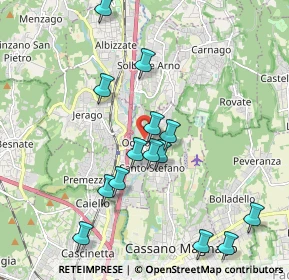 Mappa Via Roma, 21040 Oggiona Con Santo Stefano VA, Italia (2.02143)