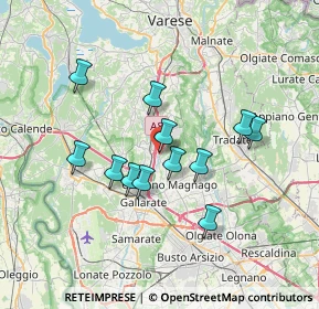 Mappa Via Roma, 21040 Oggiona Con Santo Stefano VA, Italia (5.96333)