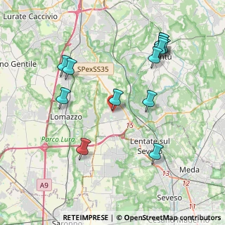 Mappa Via G. Garibaldi, 22072 Cermenate CO, Italia (4.34769)