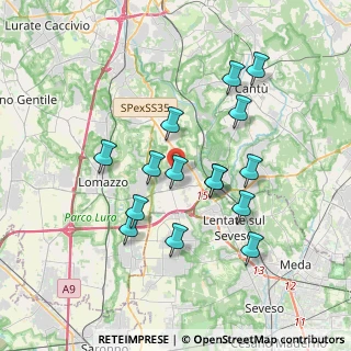 Mappa Via G. Garibaldi, 22072 Cermenate CO, Italia (3.348)