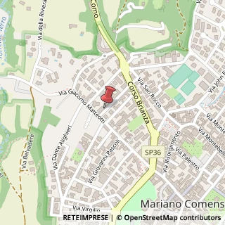 Mappa Via Maddalena Umberto, 3, 22066 Mariano Comense, Como (Lombardia)