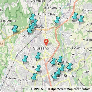 Mappa Via Ambrogio Viganò, 20833 Giussano MB, Italia (2.669)