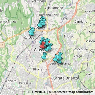 Mappa Via Ambrogio Viganò, 20833 Giussano MB, Italia (1.201)