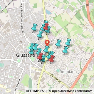 Mappa Via Ambrogio Viganò, 20833 Giussano MB, Italia (0.3525)