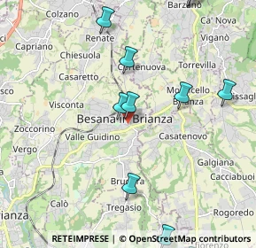 Mappa Via Vittorio Emanuele, 20842 Besana In Brianza MB, Italia (2.87923)