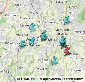 Mappa Via Vittorio Emanuele, 20842 Besana In Brianza MB, Italia (1.67857)