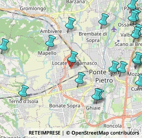 Mappa Via Beato Barrè Nicola, 24036 Ponte San Pietro BG, Italia (2.9325)