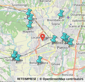 Mappa Via Beato Barrè Nicola, 24036 Ponte San Pietro BG, Italia (2.31667)