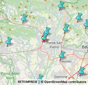 Mappa Via Beato Barrè Nicola, 24036 Ponte San Pietro BG, Italia (5.45583)