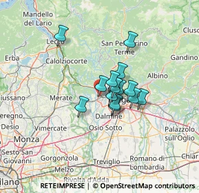 Mappa Via Beato Barrè Nicola, 24036 Ponte San Pietro BG, Italia (8.22357)