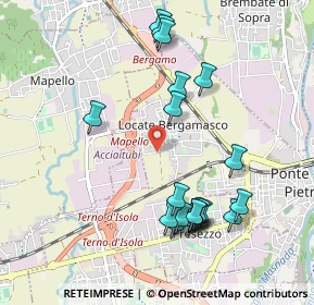 Mappa Via Beato Barrè Nicola, 24036 Ponte San Pietro BG, Italia (1.026)