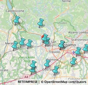 Mappa Via Beato Barrè Nicola, 24036 Ponte San Pietro BG, Italia (8.87063)