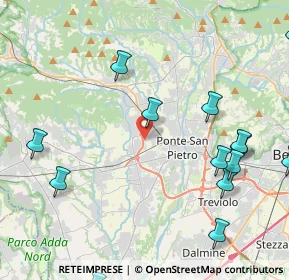 Mappa Via I Maggio, 24030 Presezzo BG, Italia (5.738)