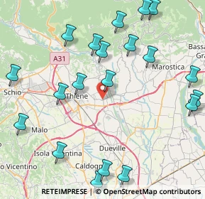 Mappa Via Tiepolo, 36030 Sarcedo VI, Italia (10.324)