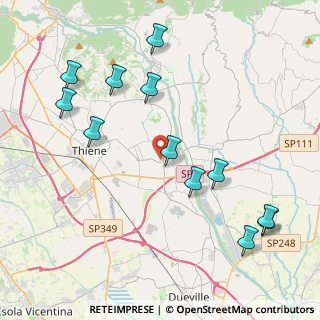 Mappa Via Tiepolo, 36030 Sarcedo VI, Italia (4.62583)