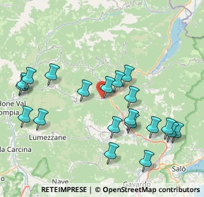 Mappa Strada Provinciale N. III, 25078 Vestone BS, Italia (8.509)