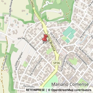 Mappa Via Francesco Baracca, 5, 22066 Mariano Comense, Como (Lombardia)