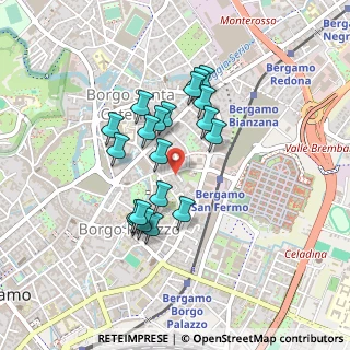 Mappa Via Santi Maurizio e Fermo, 24125 Bergamo BG, Italia (0.3625)