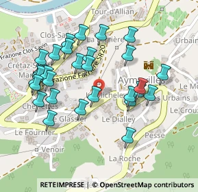 Mappa Frazione Micheley, 11010 Aymavilles AO, Italia (0.24333)