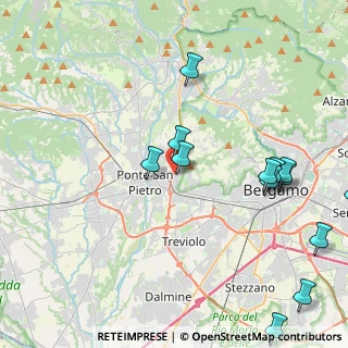 Mappa Via della Mola, 24030 Mozzo BG, Italia (5.11231)
