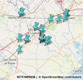 Mappa Via Fingoli, 30029 San Stino di Livenza VE, Italia (6.1495)