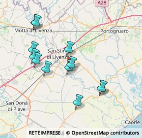 Mappa Via Fingoli, 30029 San Stino di Livenza VE, Italia (7.17583)