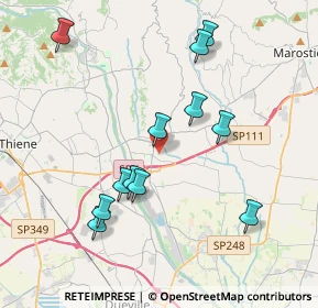 Mappa Via Luigi Pirandello, 36042 Breganze VI, Italia (3.86667)