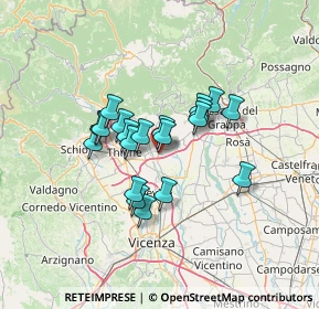 Mappa Via Luigi Pirandello, 36042 Breganze VI, Italia (9.8125)