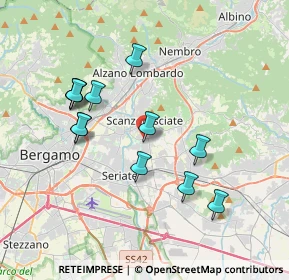 Mappa Via Guido Frizzoni, 24066 Pedrengo BG, Italia (3.51417)