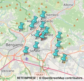 Mappa Via Guido Frizzoni, 24066 Pedrengo BG, Italia (2.91786)