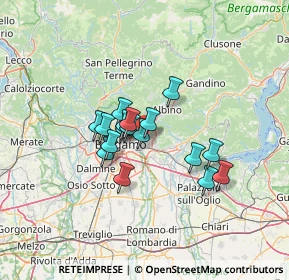Mappa Via Guido Frizzoni, 24066 Pedrengo BG, Italia (9.06647)